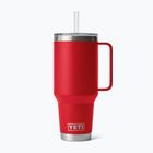 Termoszbögre YETI Rambler Straw 1200 ml rescue red