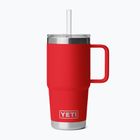 Termoszbögre YETI Rambler Straw 739 ml rescue red