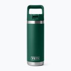 Termosz palack YETI Rambler C Straw 532 ml black forest green