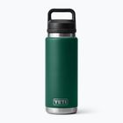 Termosz YETI Rambler Chug 760 ml black forest green