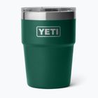 Termosz YETI Rambler Stackable 473 ml black forest green