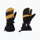 LENZ Heat Glove 8.0 Finger Cap Lobster fűtött síelő kesztyű fekete és sárga 1207