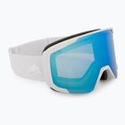Síszemüveg Red Bull SPECT Jibb matt white/smoke with blue mirror
