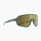 Napszemüveg Red Bull SPECT Froth matt olive/ smoke with gold mirror