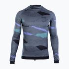 Férfi hosszú ujjú felső úszáshoz ION Lycra Maze dark collage