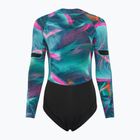 Női úszóhab ION Amaze Hot Shorty 1.5 Front Zip trópusi pálma glitch