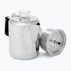 GSI Outdoors Glacier Stainless 3 Cup Perc W/Silicone Handle polírozott túrázó kávézó