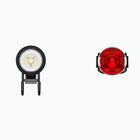 Kerékpárlámpa készlet Knog Plugger Twinpack fekete