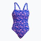 Női Funkita Brace Free One Piece egyrészes, rózsaszínű, nercszínű fürdőruha