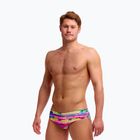 Férfi úszó slip Funky Trunks Classic Brief paint patch