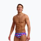 Férfi úszó slip Funky Trunks Classic Brief color cutaway