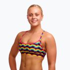 Fürdőruha felső Funkita Sports Top rainbowie