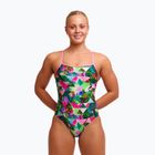 Női egyrészes fürdőruha  Funkita Single Strap One piece sub lime