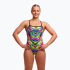 Női egyrészes fürdőruha Funkita Single Strap One pieces happy hide