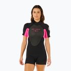 Női úszóruha Rip Curl Omega 2/2 mm Back Zip Springsuit black/pink