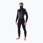 Férfi neoprén Rip Curl Flashbomb 5/4mm Hooded Chest Zip black