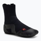 Rip Curl Omega 3mm kerek orrú cipzáras neoprén bakancs fekete