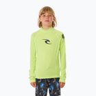 Rip Curl Brand Wave UPF Rash Vest gyermek úszómellény hosszú ujjú lime