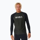 Férfi Rip Curl Shock UPF fekete márga úszás hosszú ujjú úszónadrág