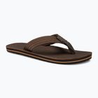 Rip Curl Revival Leather Open Toe brown férfi flip-flop papucs