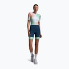 Női triatlonruha 2XU Aero Hex Sleeved jelly mint/majol