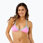 Fürdőruha felső Rip Curl Surf Puff Sliding Tri light pink