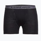 Férfi thermo boxeralsó Icebreaker Anatomica wFly black