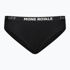Női termikus alsónadrág Mons Royale Folo Merino Merino alsónadrág fekete