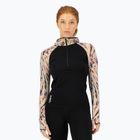 Női thermo pulóver Mons Royale Bella Tech Hood fekete