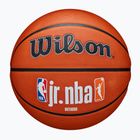 Gyermek kosárlabda Wilson NBA JR Fam Logo Authentic Outdoor barna 5. méret