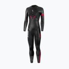 Női triatlon neoprén ruha Synergy Adrenaline Full Sleeve 5 mm black/red