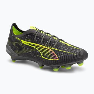PUMA férfi futballcipő Ultra 5 Ultimate FG matt öregedő ezüst/sárga riasztás/sun struck