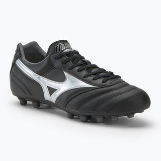 Férfi Mizuno Morelia II Pro AG futballcipő fekete/galaxis ezüst/sötét árnyék Férfi Mizuno Morelia II Pro AG futballcipő fekete/galaxis ezüst/sötét árnyék