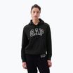 Női pulóver GAP Heritage French Logo Hoodie true black