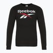 Férfi Reebok Identity Big Logo Fleece Crew fekete/fehér/vektor piros melegítőfelső