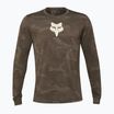 Férfi kerékpáros hosszú ujjú Fox Racing Ranger Tru Dri kosz barna