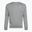 Férfi Nike Sportswear Club Fleece Crew sötétszürke szürke/fehér melegítőfelső