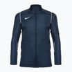 Férfi focidzseki Nike Park 20 Rain Jacket obszidián/fehér/fehér