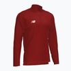 Gyermek labdarúgó pulóver New Balance Training 1/4 Zip kötött bordó NBEJT9035