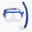 Snorkeling készlet Mares Combo Keewee blue/white/clear