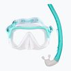 Snorkeling készlet Mares Combo Keewee mint/white/clear