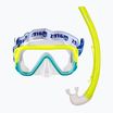 Gyerek snorkeling készlet Mares Combo Keewee Junior yellow/auqa/clear