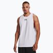 Under Armour Baseline Cotton Tank 100 férfi kosárlabda mez fehér és fekete UAR-1361901100-100