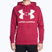 Under Armour férfi edzőpulóver Rival Fleece Big Logo HD piros és fehér 1357093-664