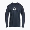 Férfi Quiksilver Solid Streak tengerészkék blézer/fehér úszó hosszúujjú