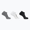 Zokni Salomon Everyday Low 3 pary black/white/med grey