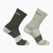 Zokni Salomon Evasion Crew 2 pary olive night/alfalfa
