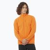 Férfi Salomon Lightwarm Full Zip kurkuma trekking melegítő pulóver
