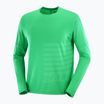 Férfi Salomon Sense Aero Tee GFX parakeet/spearmint hosszú ujjú futócipő