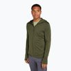 Férfi Icebreaker Merino 260 Quantum IV Zip kapucnis pulóver loden